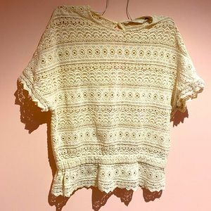 Zara Trafuluc backless lace top